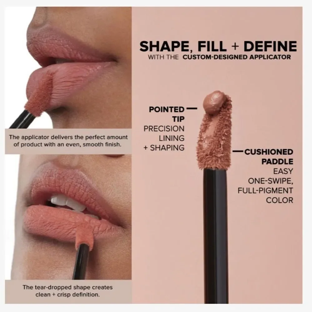 Anastasia Beverly Hills Lip Velvet Full Pigment in Peachy Nude OR Parchment